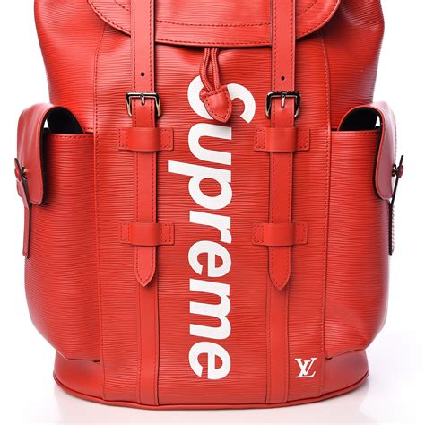 louis vuitton x supreme christopher backpack|lv christopher backpack price.